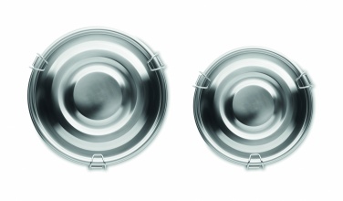 Logo trade promotional product photo of: Set of 2 stainless steel boxes